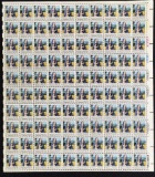 (100) 1979 Christmas U. S. Postage Stamps--