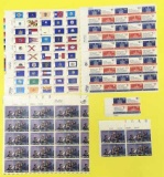 Assorted U. S. Postage Stamps:  (50) American