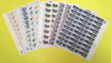 Assorted U. S. Postage Stamps:  (50)  United