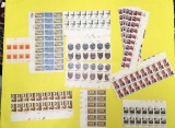 Assorted U. S. Postage Stamps:  (70) W. C.