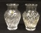 (2) Hand Cut Lead Crystal Vases, 5 1/2