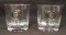 (2) Rosenthal Tumblers with Porsche Logo,1960s