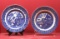 (2) English Blue Willow Plates:  Allerton Ltd