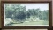 Framed and Matted Oil Painting Reproduction of