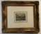 Ornate Framed Engraving - 13 1/8” x 11 1/4”