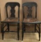(2) Antique Hitchcock Chairs with Cane Seats