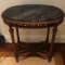 Marble Top Side Table - 28” x 19”, 28 1/2” H