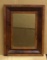 Antique Mirror in Wooden Frame--26 3/4