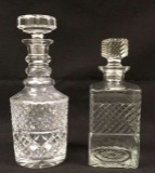 Cut Crystal Decanter, 10 7/8