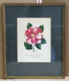(2) Framed & Matted Watercolors 