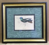 Framed & Double Matted Bird Print--#3 of 4--