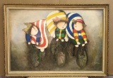 Framed Painting by Joyce Roybal--39 1/2