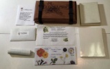 Wooden Flower Press and Pressing Items