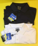 (2) New Men's Adidas ClimaCool Polo Shirts,