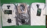 (3) New Men's  Carlyle Golf Shirts--Size L