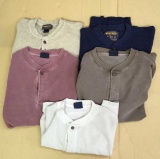 (5) Men’s Size Large Woolrich Henleys (2 are