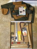 Bucket Boss Tool Belt & Assorted Tools