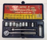 Can-Tech 3/8 in.Drive Socket Wrench Set (2)