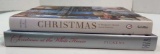 (2) Christmas Decor Books Including “Christmas a