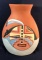 Native American Pottery Vase, 14.5 in. Tall