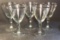 Assorted Glassware with Silver Band at Rim: 11