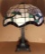 Vintage Tiffany Style Lamp 21” H