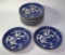 (12) Vintage Blue Willow Saucers (Japan): (10) 5
