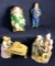 Assorted Figurines and Bank (4)