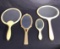 (4) Assorted Vintage Hand Mirrors