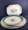 Assorted Platters: Floral Platter (chipped);