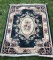 Blue Floral Hand Knotted Rug, 64 in. X 94 in.