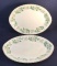 Pair of 16 1/4 in. Syracuse Gardenia Serving