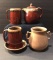 Vintage Hull Teapot, Two Mugs and Saucer Set and