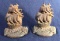 Pair of Bron Met ‘A Galleon in the Time of