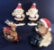 Assorted Christmas Resin Decor Items:  Barking