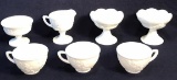 Assorted Vintage Indiana White Milk Glass