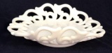 Fostoria Monroe Lace Pattern Banana Bowl, 10 7/8