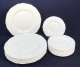 Vintage Indiana White Milk Glass 9.75 in. Plates