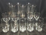 Assorted Glassware: (6) 5.5