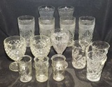 Assorted Pressed Glass, Etc