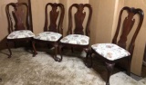 Set of (4) Queen Anne Dining Chairs