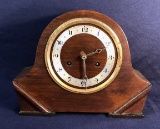 Wooden Mantle Clock, Made in England, Not Working