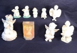 (9) Assorted Angel and Cherub Figurines