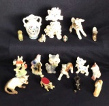 Assorted Vintage Figures, Poodle Pincushion and