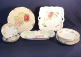 Bavaria Square Dish with Roses (Chipped);