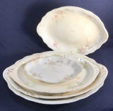 Johnson Bros. Handled Platter (chipped); Homer