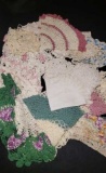 Assorted Crochet Doilies, Runners  Etc