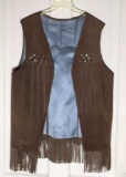 Vintage Suede Vest (Made in Mexico)