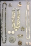 Assorted Signed and Unsigned Costume Jewelry