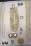 Assorted Signed and Unsigned Costume Jewelry